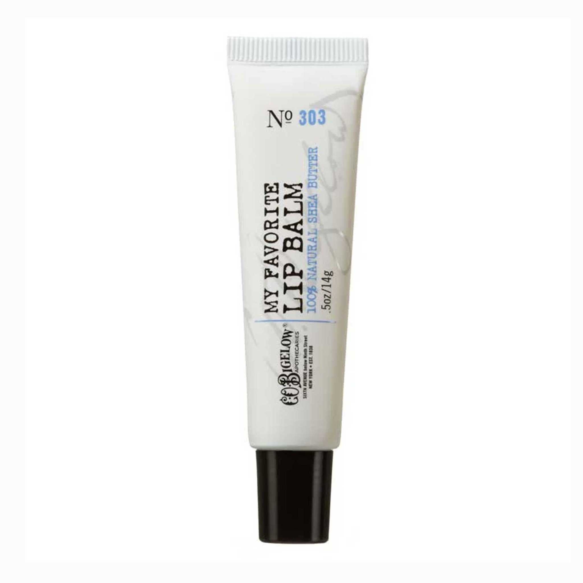 c.o bigelow apothecaries lip balm no 515 Mentha Stick Trio soothing rose extract which helps ease irritation and conditions Vanilla Lip Balm Stick