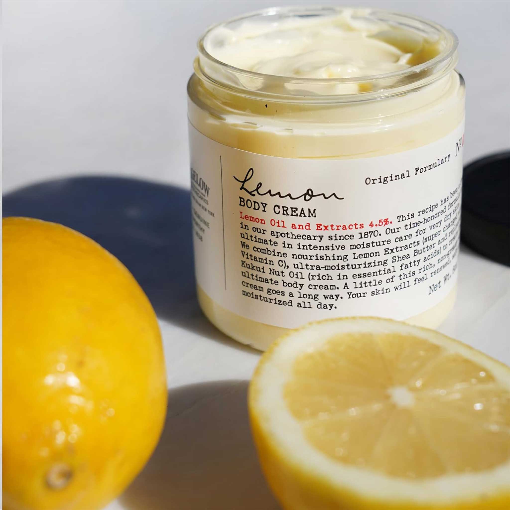 C.O. Bigelow Lemon Body Cream – Ultra-Rich Moisturizer for Dry Skin