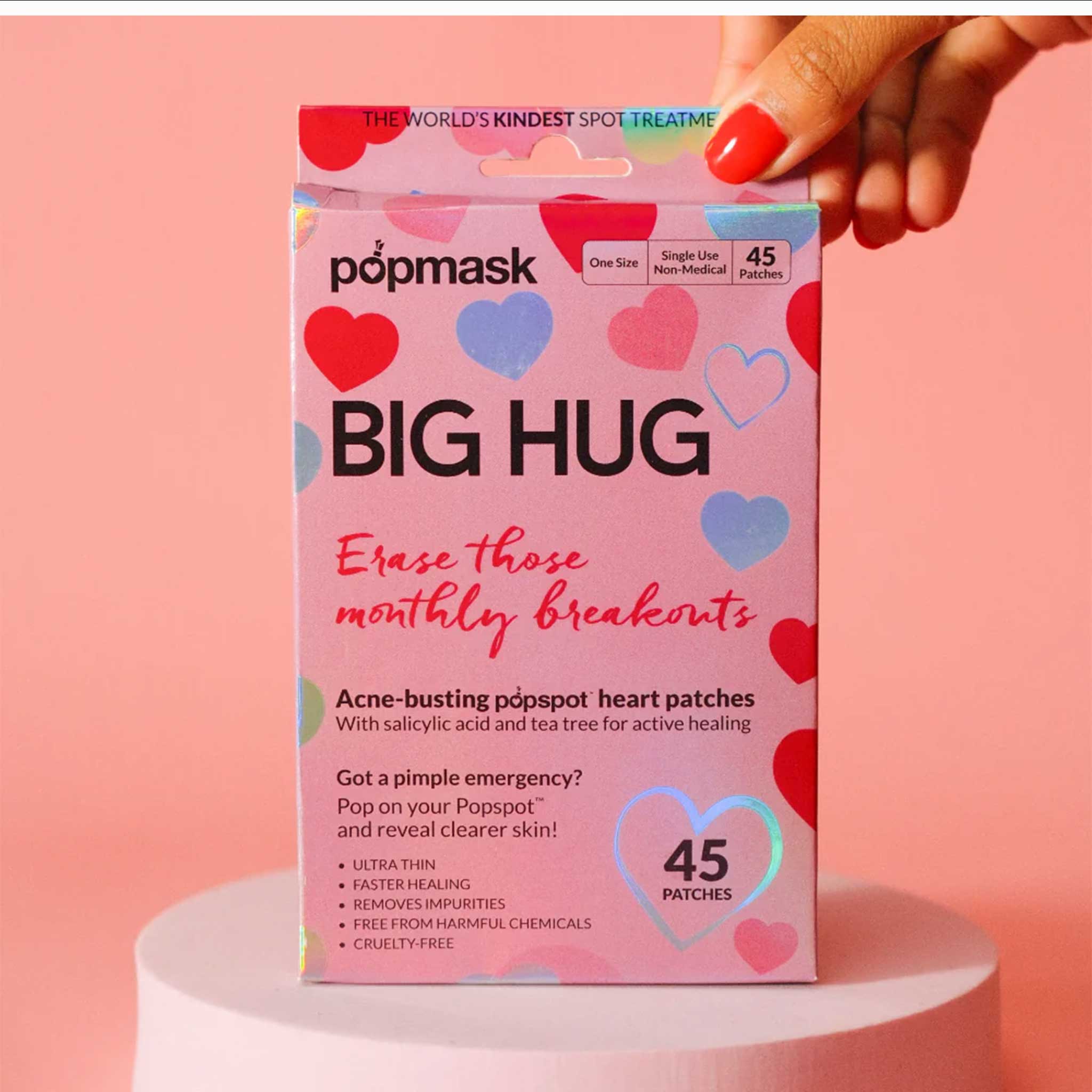 Popmask Big Hug – Acne Busting Popspot Heart Patches