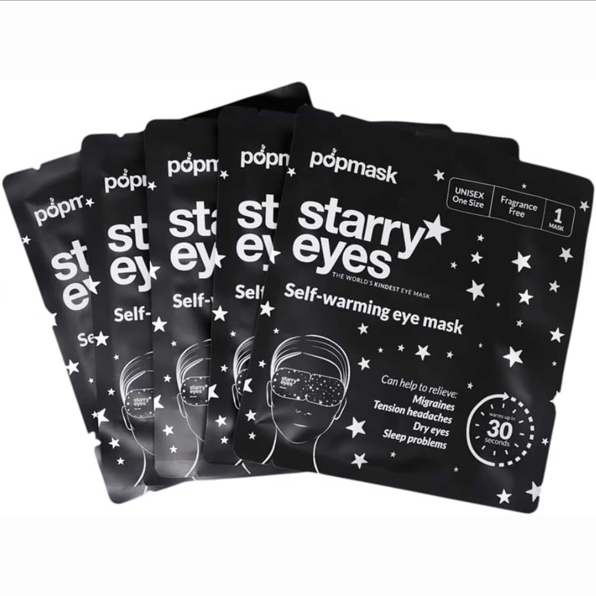 Popmask Starry Eyes – Fragrance-Free Self-Heating Eye Mask