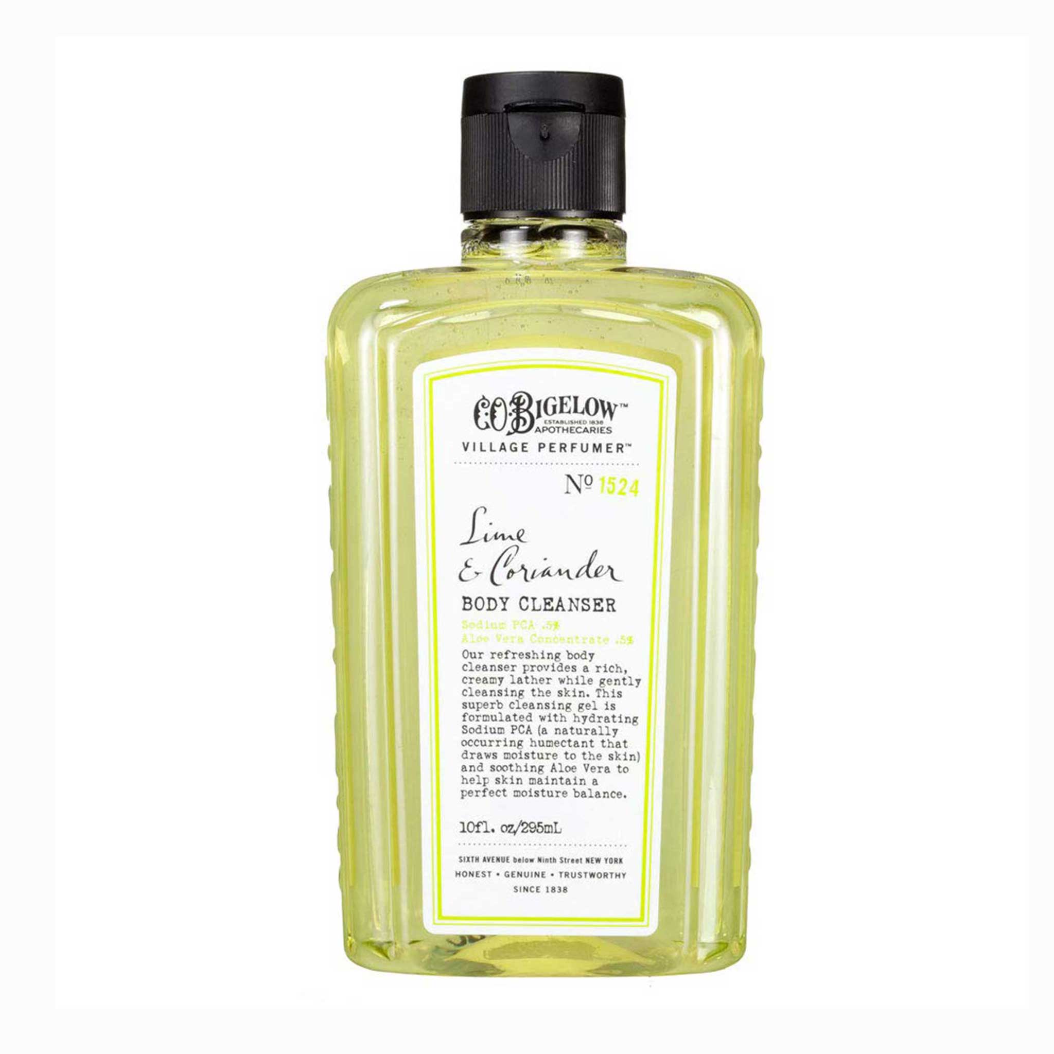 C.O. Bigelow Lime & Coriander Body Cleanser – Refreshing & Hydrating Shower Gel