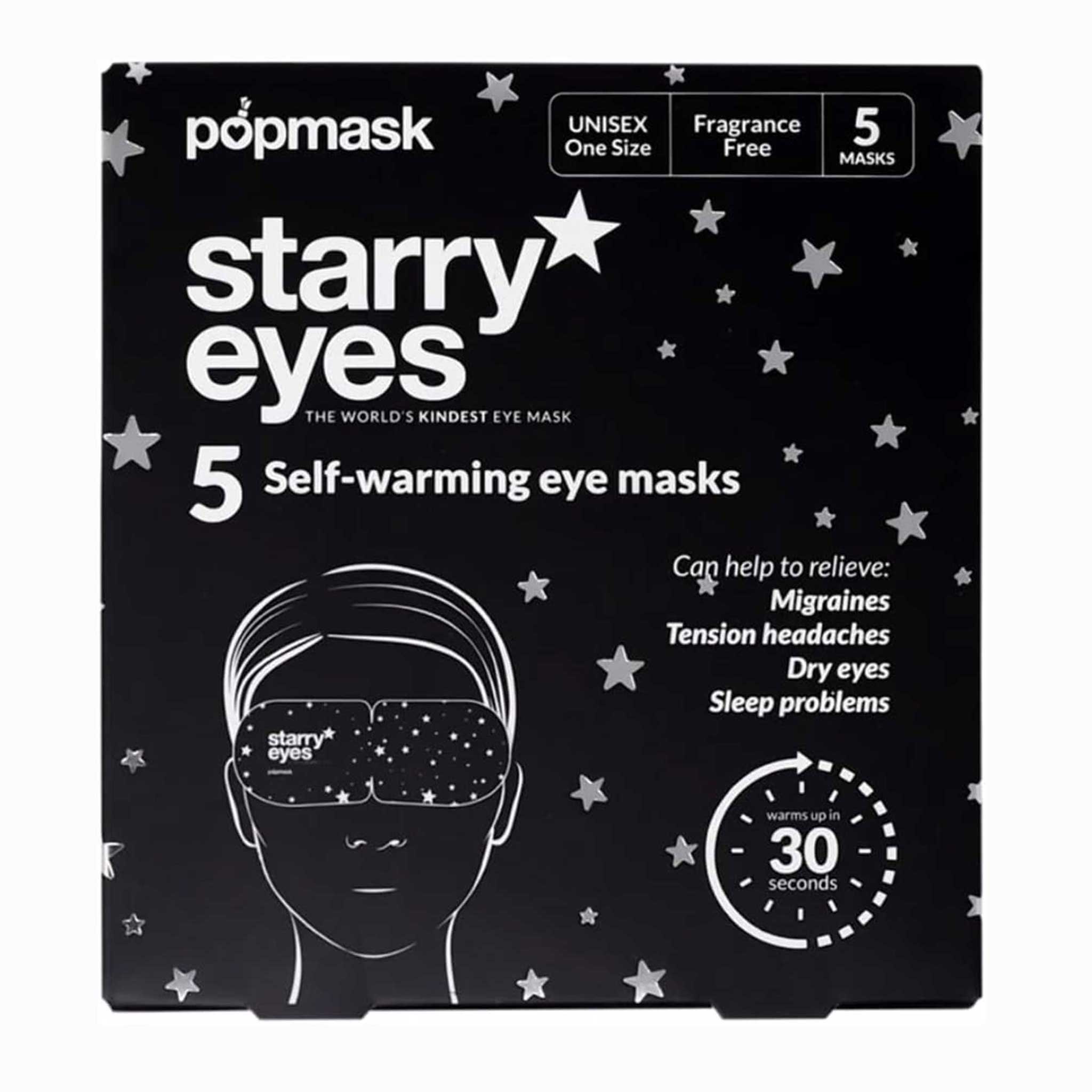 Popmask Starry Eyes – Fragrance-Free Self-Heating Eye Mask