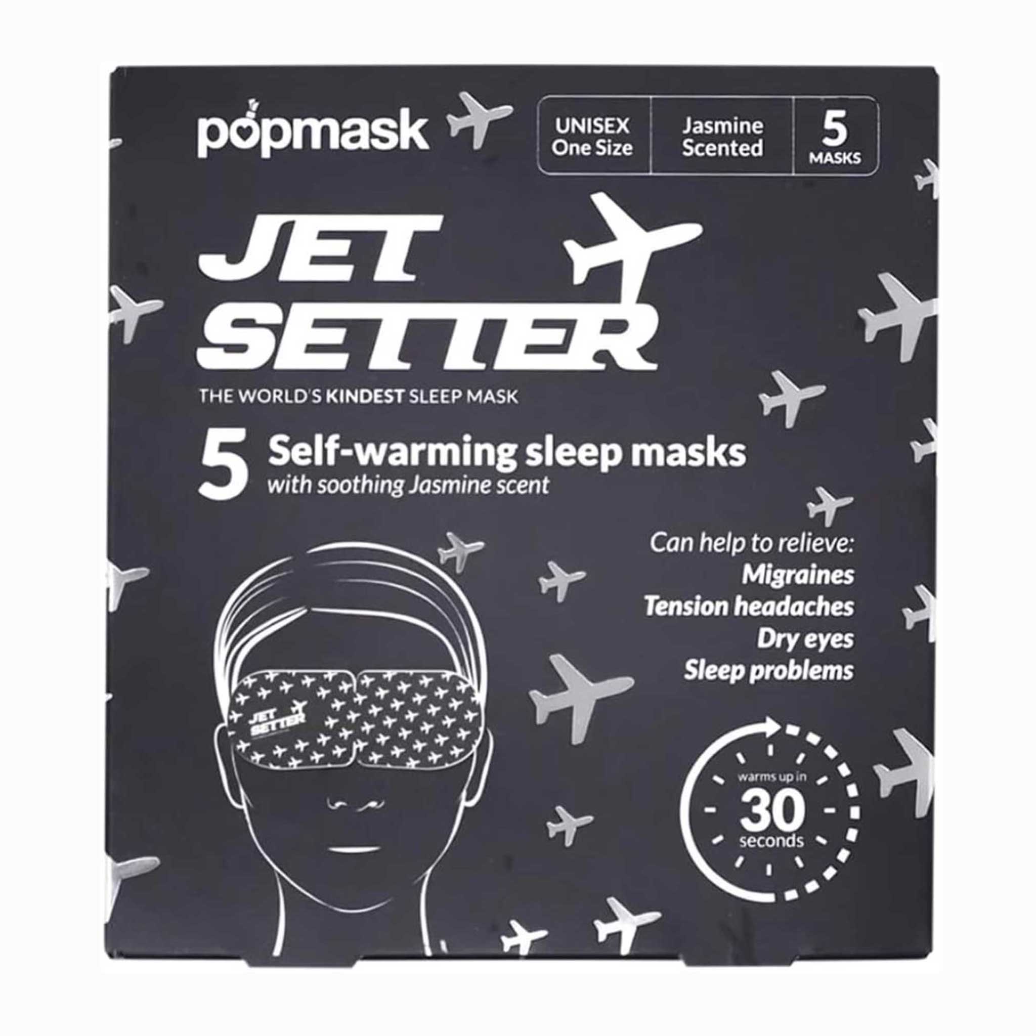 Popmask Jetsetter – Self-Heating Eye Mask with Jasmine Scent