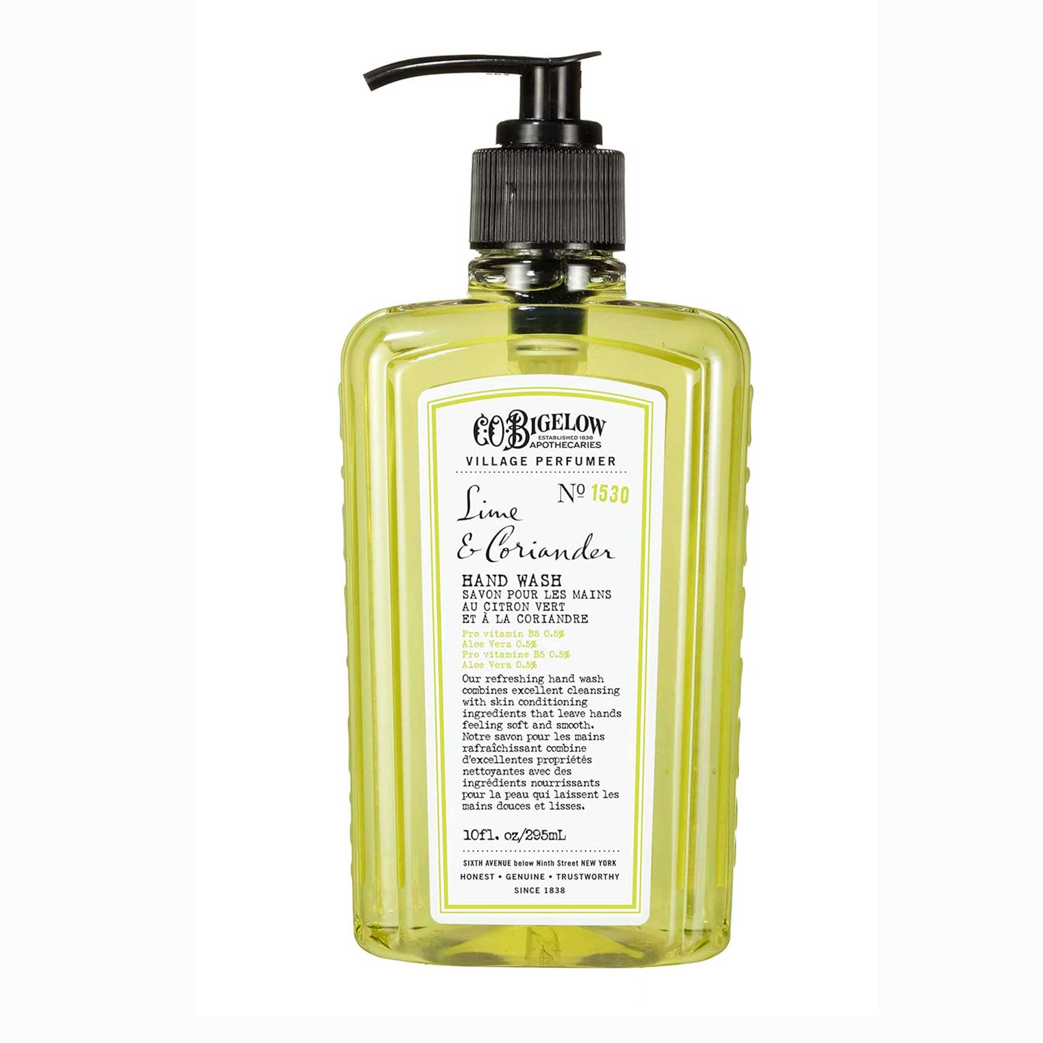 C.O. Bigelow Lime & Coriander Hand Wash – Hydrating & Refreshing Cleanser