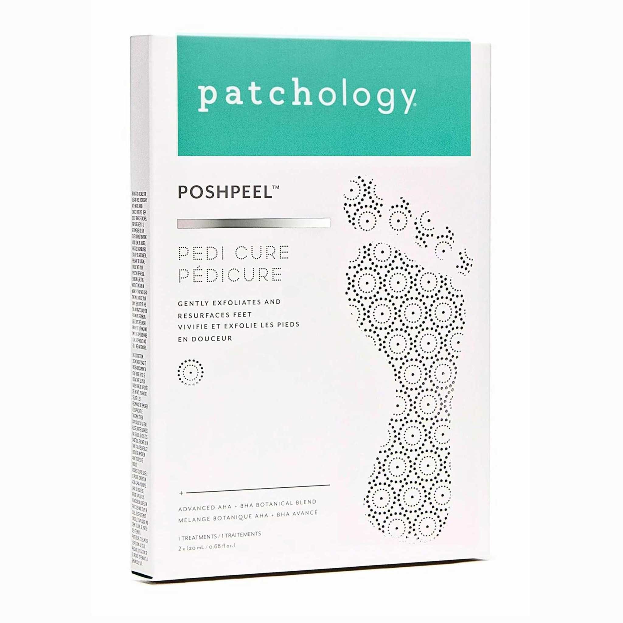 Patchology PoshPeel Pedicure – Exfoliating Foot Peel Treatment