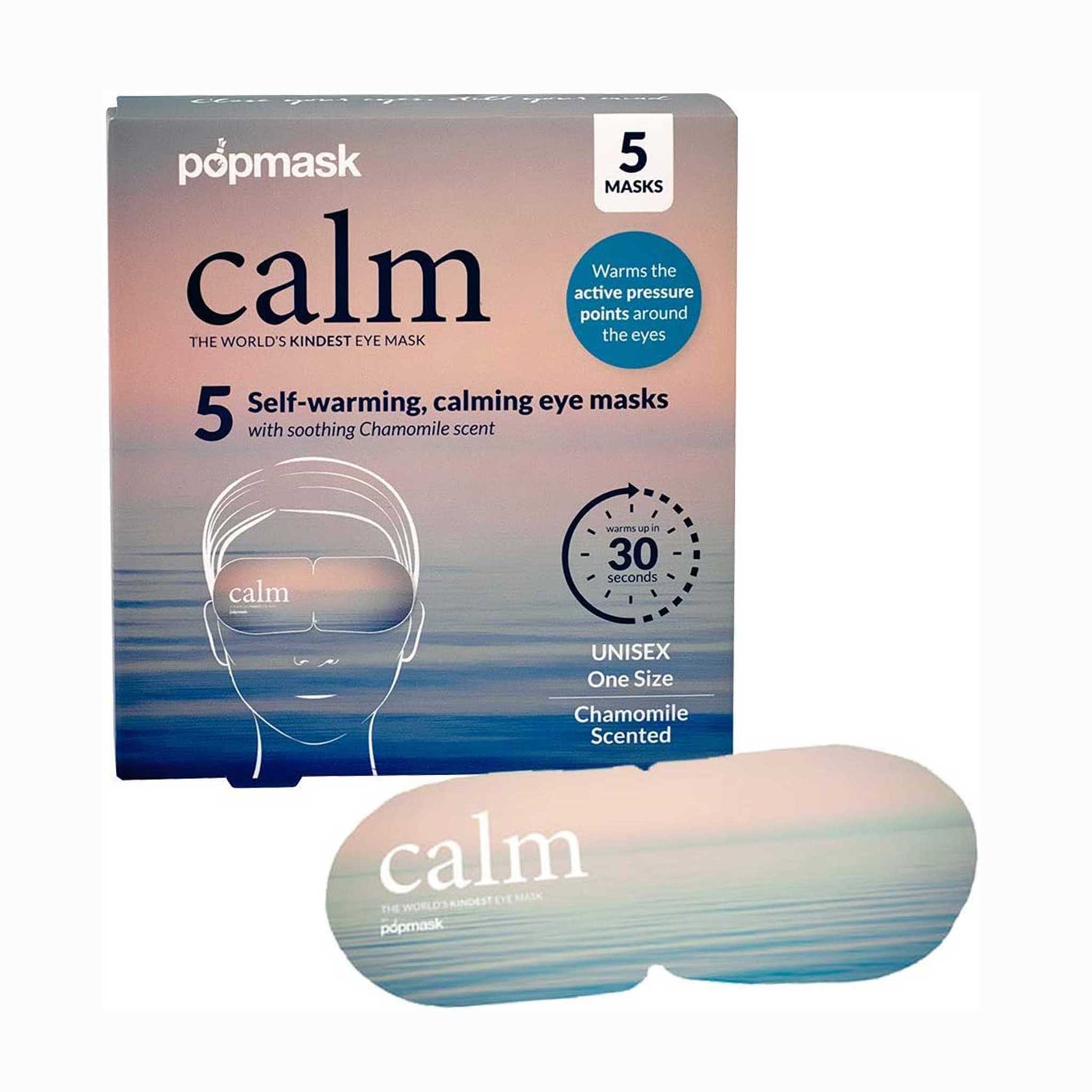 Popmask Calm – Chamomile Scented Self-Heating Eye Mask