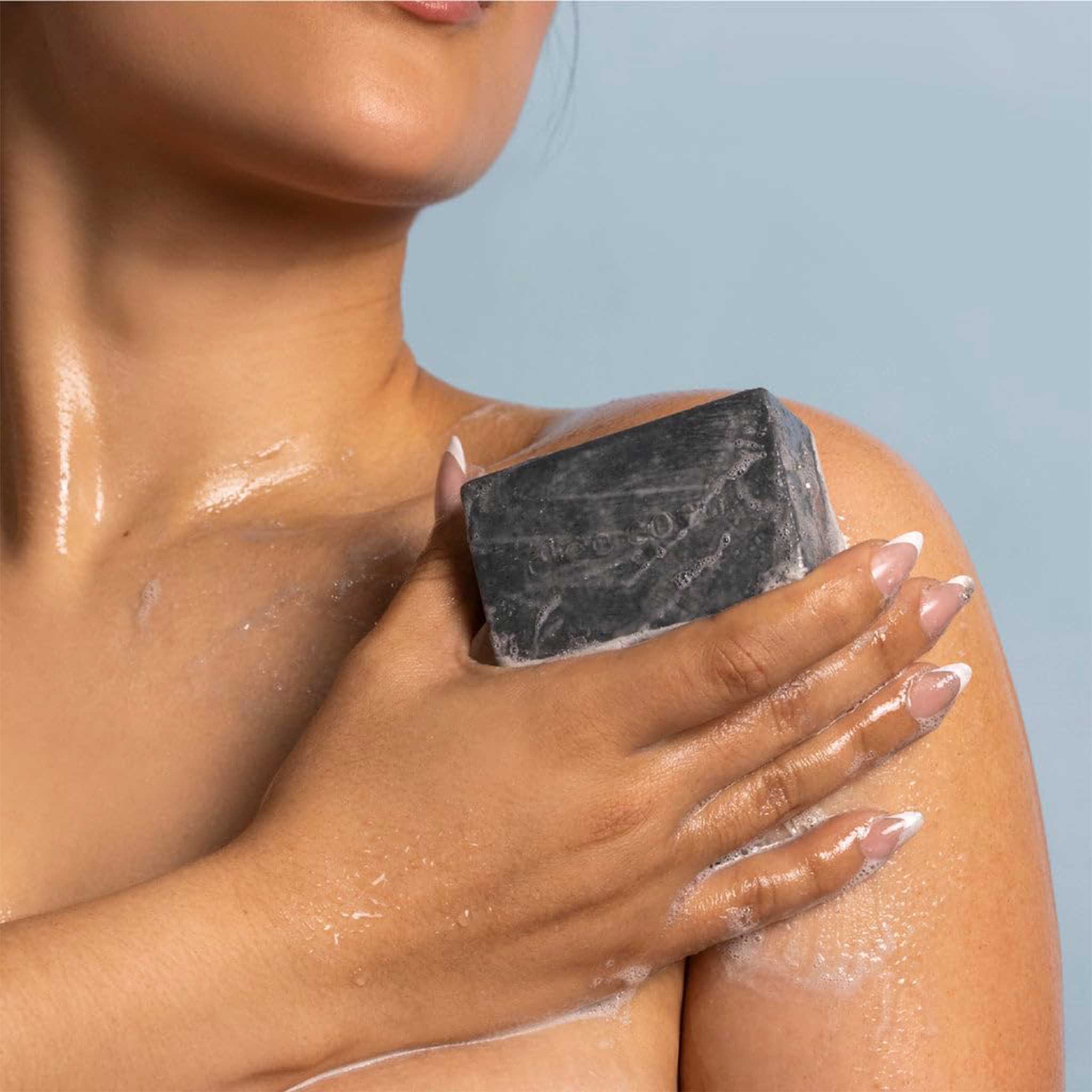 Cleo + Coco Charcoal Body Wash Bar – Lavender Vanilla