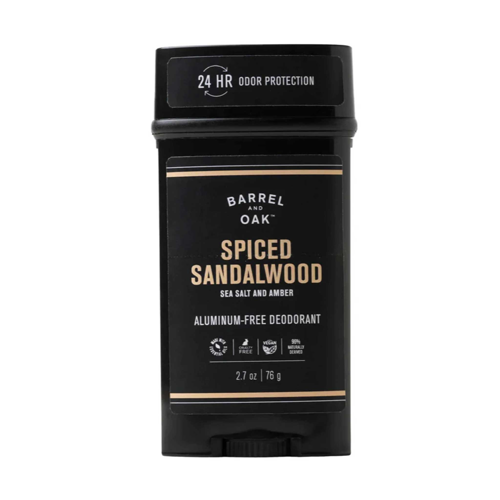 Barrel and Oak 24-Hour Deodorant - Spiced Sandalwood