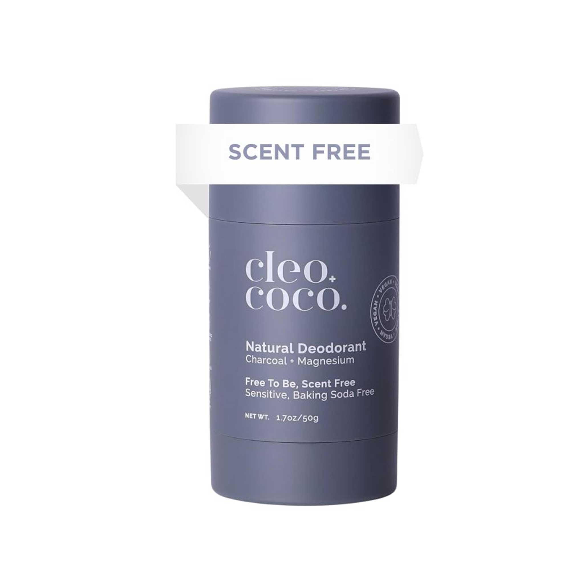 Cleo + Coco Natural Deodorant – Charcoal + Magnesium