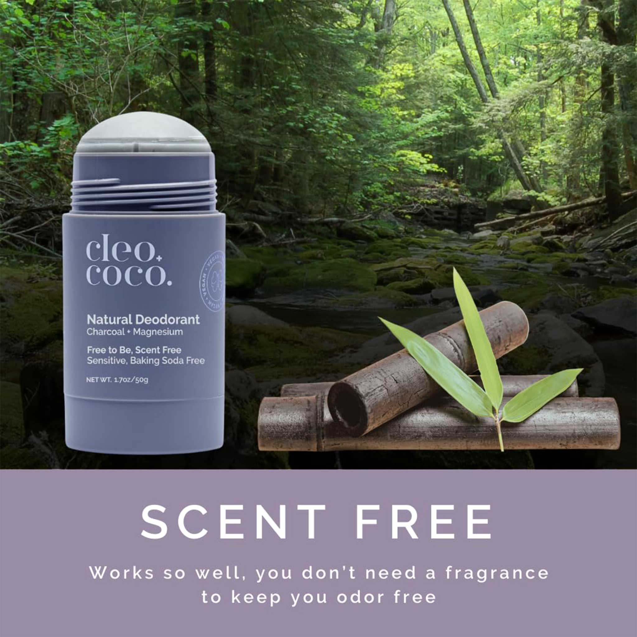 Cleo + Coco Natural Deodorant – Charcoal + Magnesium – Cedra Pharmacy