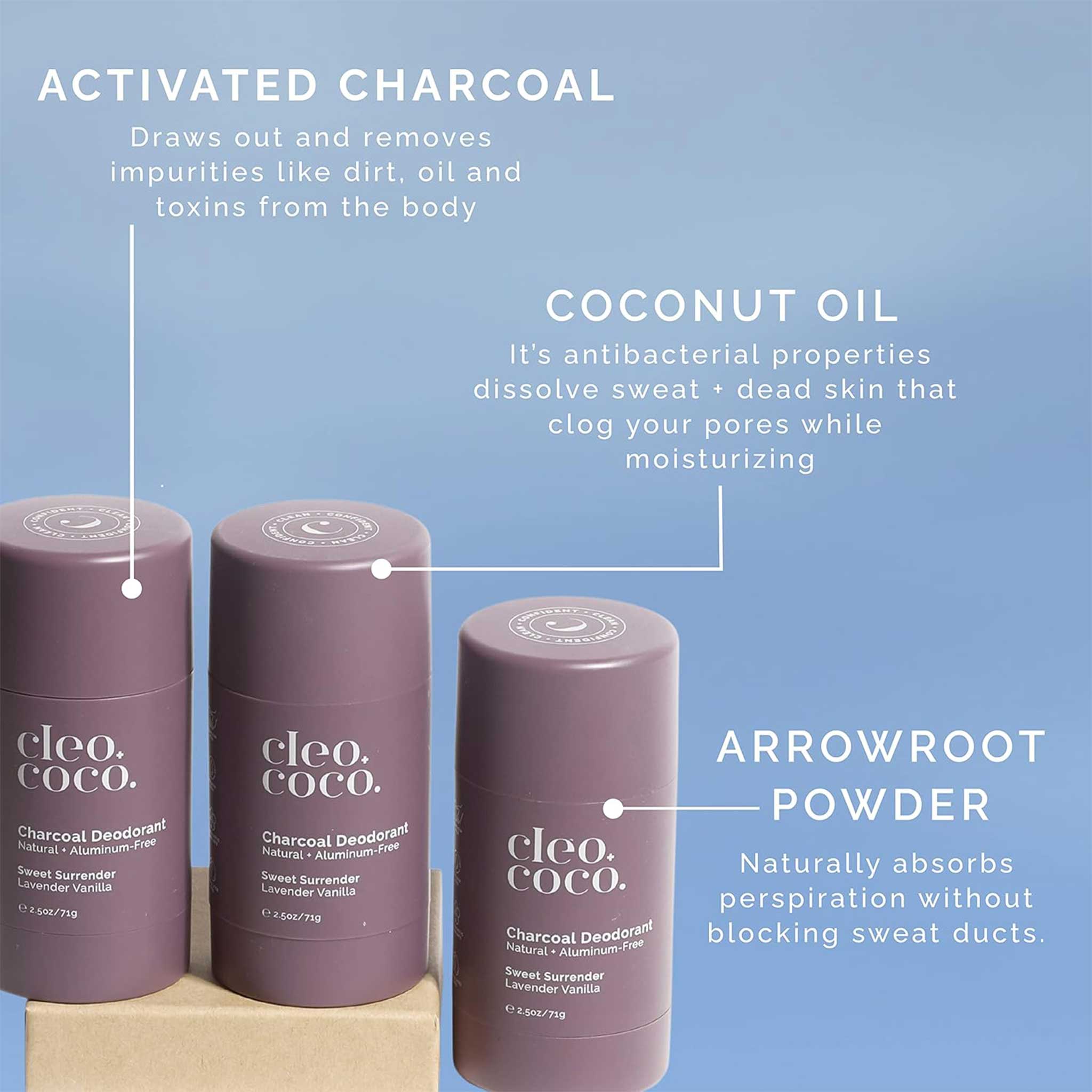 Cleo + Coco Extra Strength Natural Deodorant – Lavender Vanilla