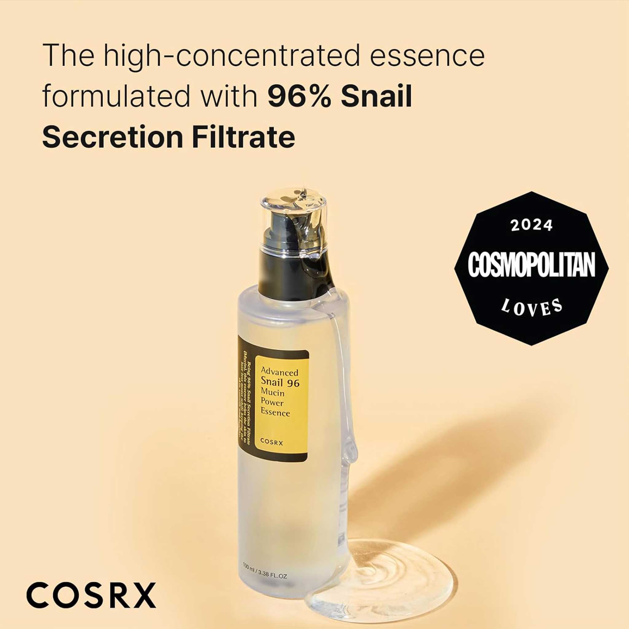 COSRX Advanced Snail 96 Mucin Power Essence – Hydrating & Skin