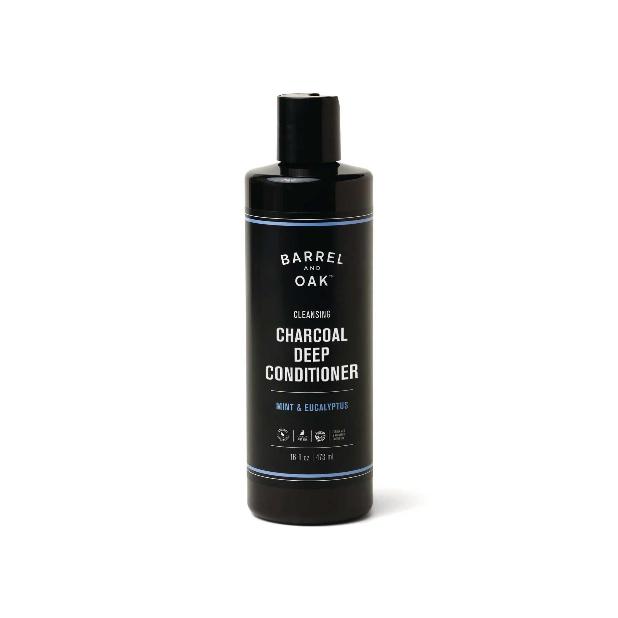 Barrel and Oak Cleansing Charcoal Deep Conditioner - Mint Eucalyptus