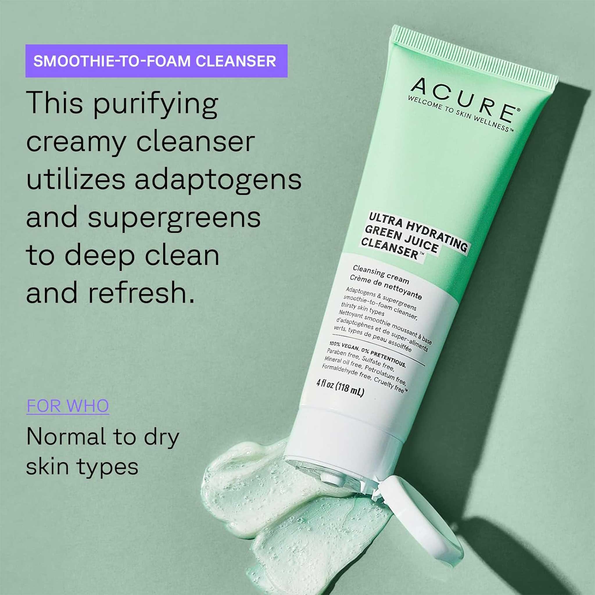 ACURE Ultra Hydrating Green Juice Cleanser – Cedra Pharmacy