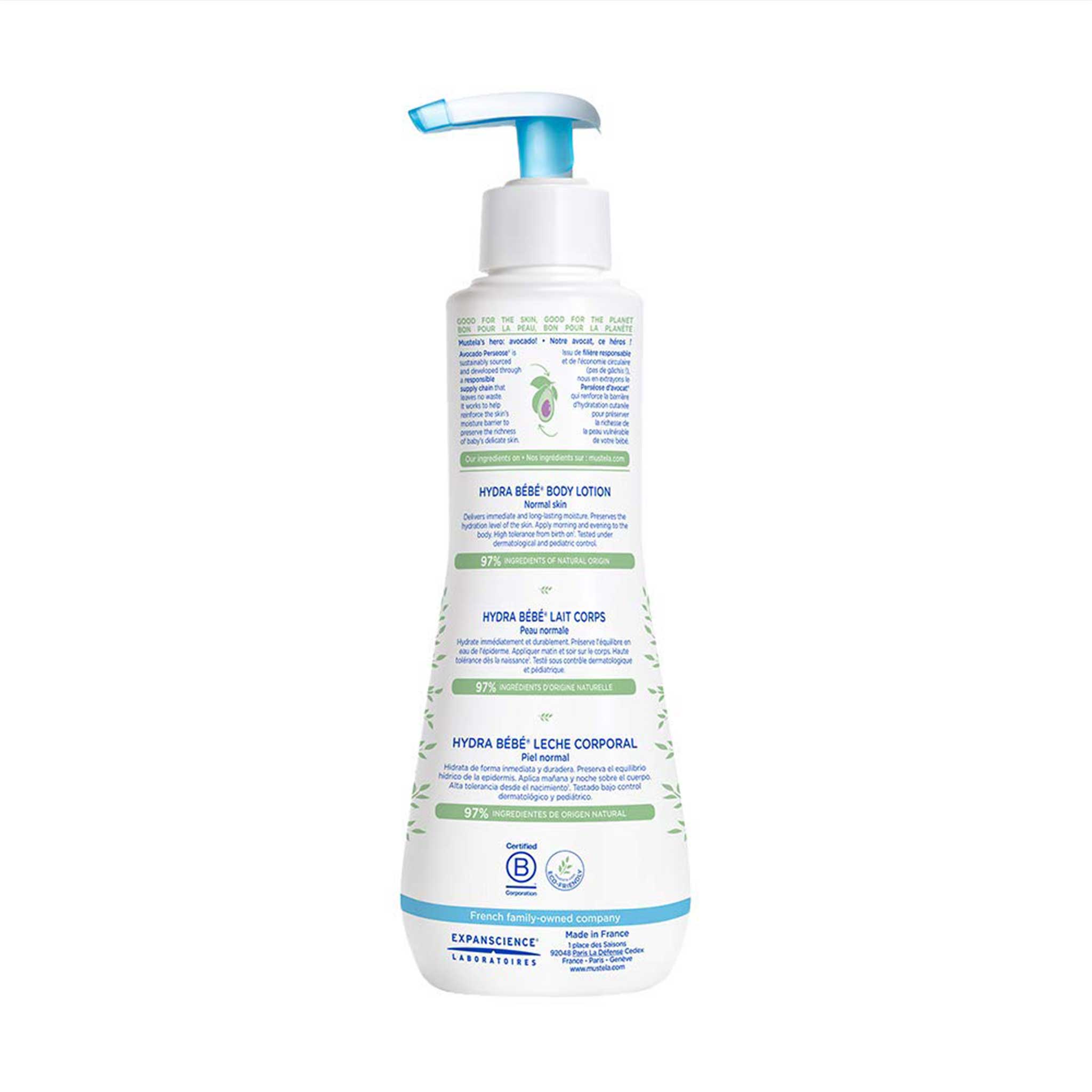 Mustela Hydra Bébé Body Lotion – Daily Hydration for Baby & Family