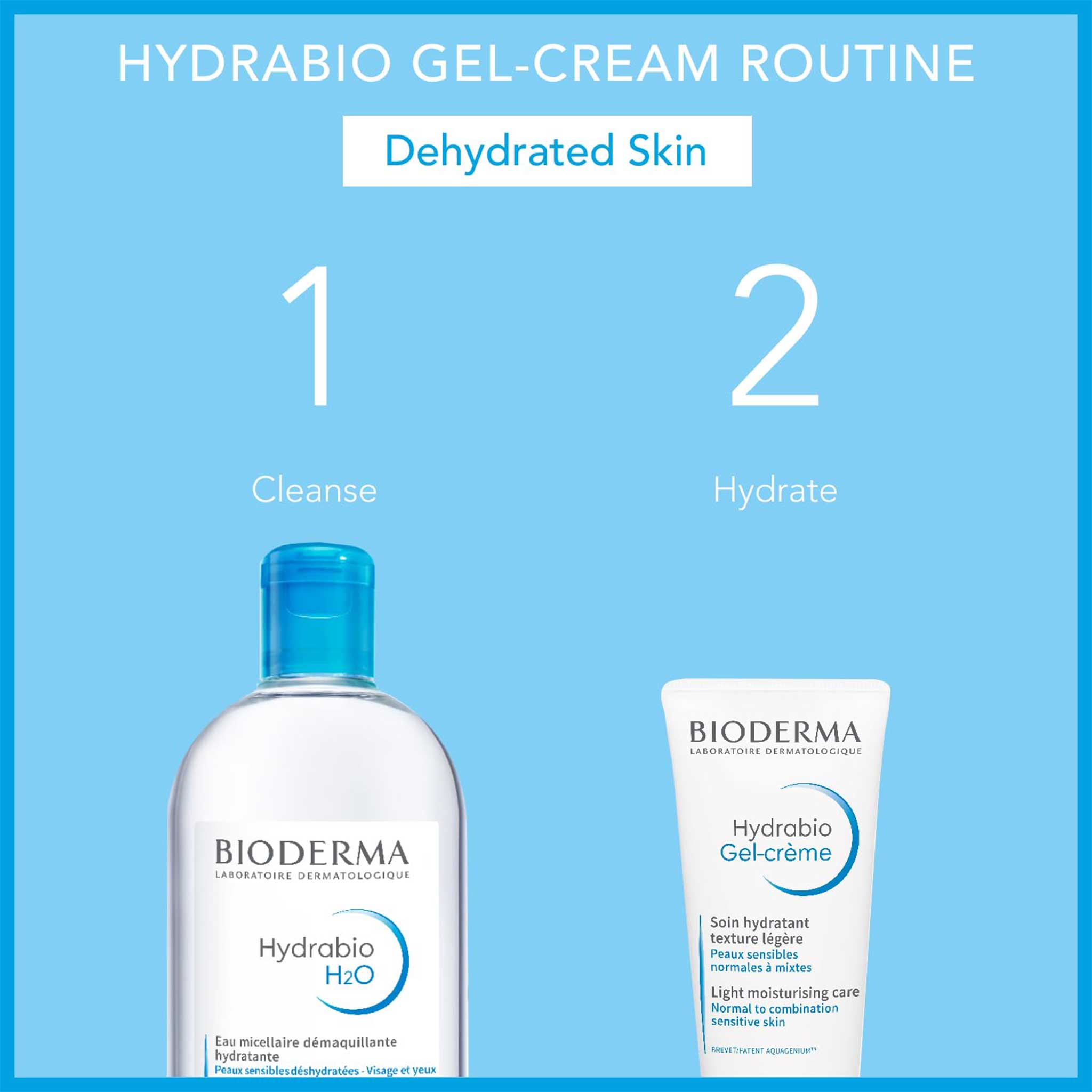 Bioderma Hydrabio Gel-Cream – Lightweight Hydration & Radiance