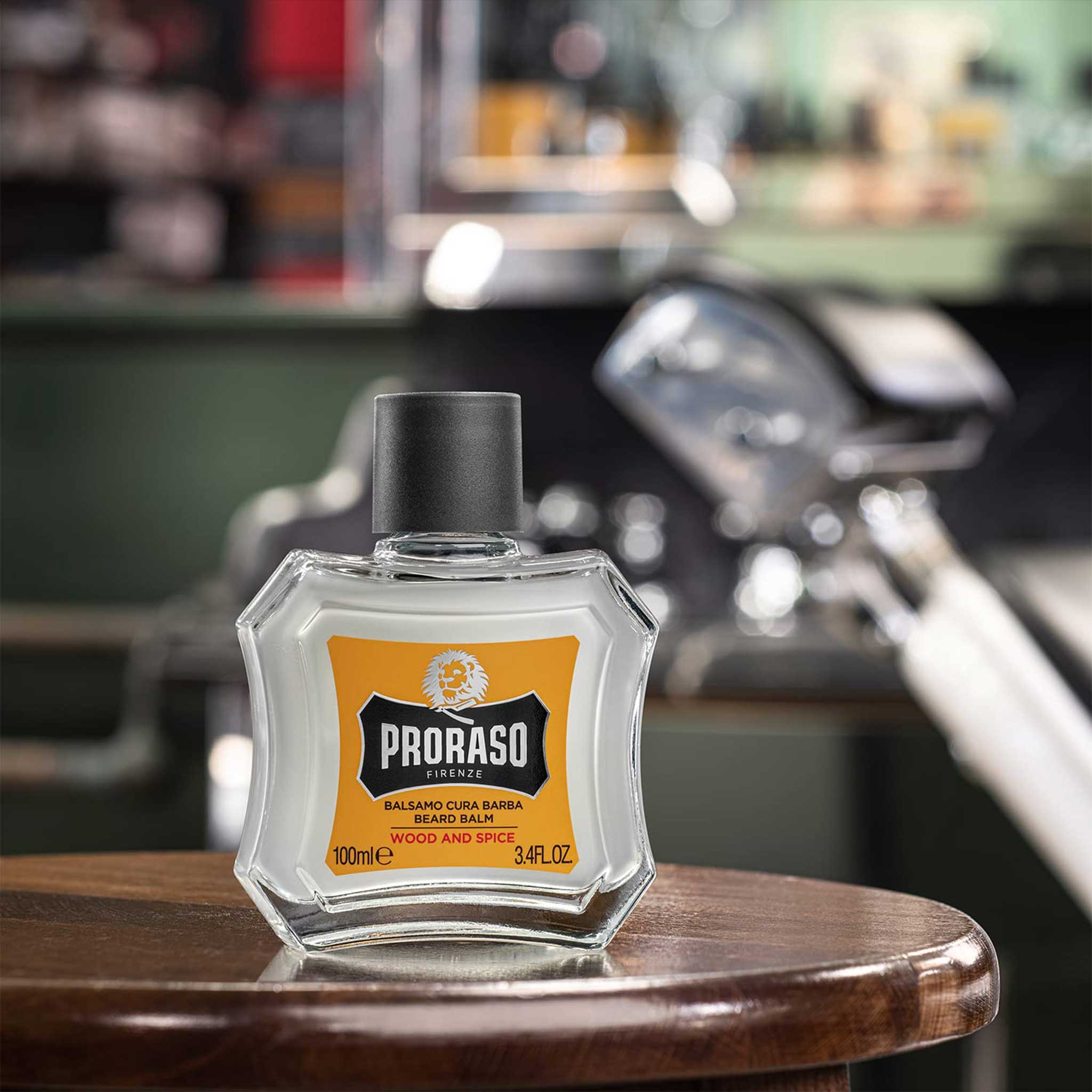 PRORASO Wood & Spice Beard Balm – Soothing & Conditioning Formula