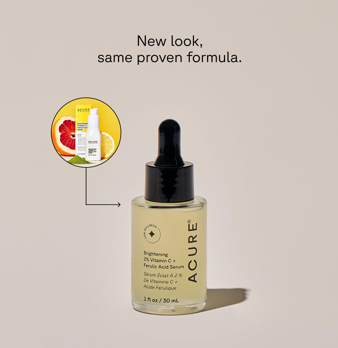 ACURE Brightening Vitamin C & Ferulic Acid Serum