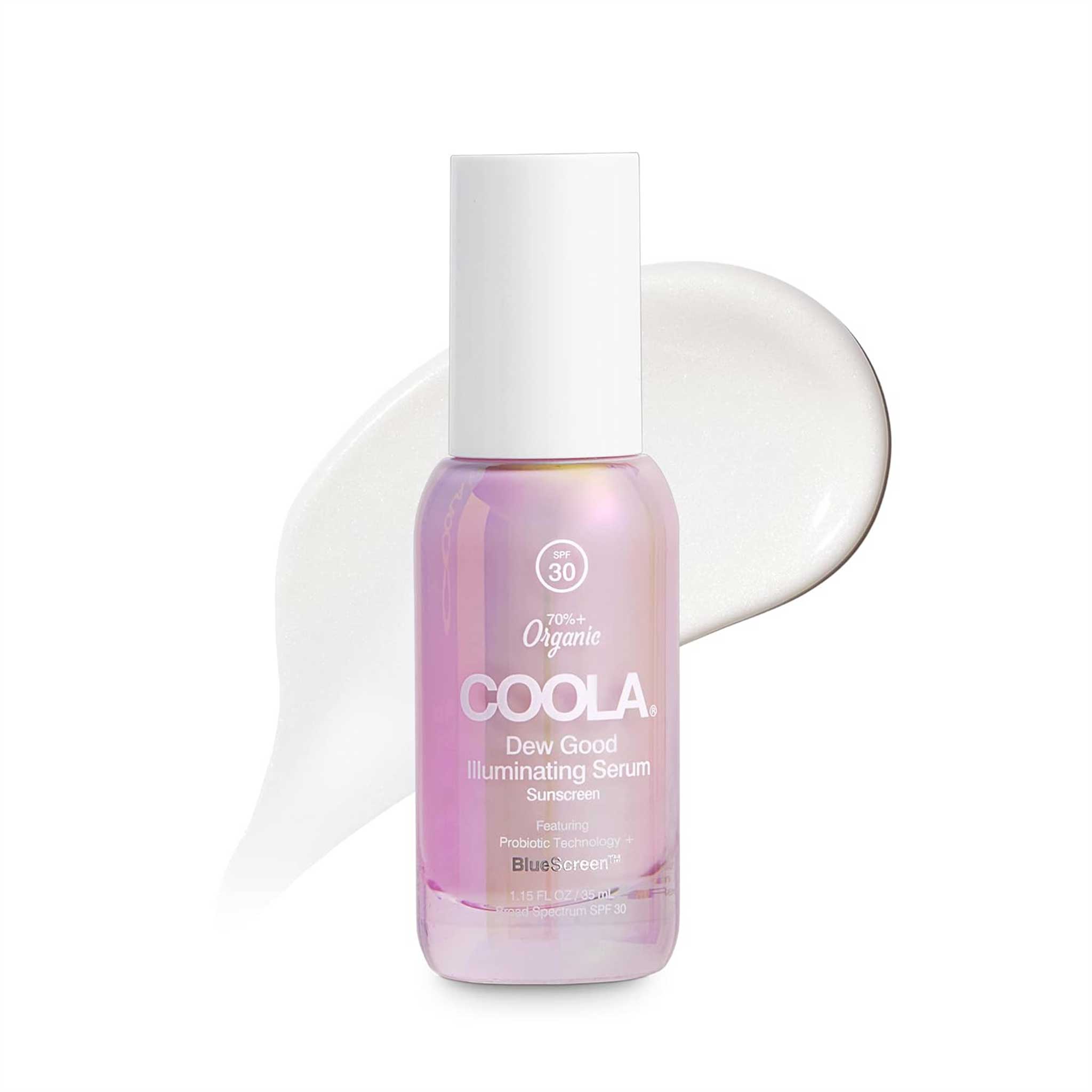 COOLA Dew Good Illuminating Serum Sunscreen SPF 30 – Hydrate, Brighten & Protect