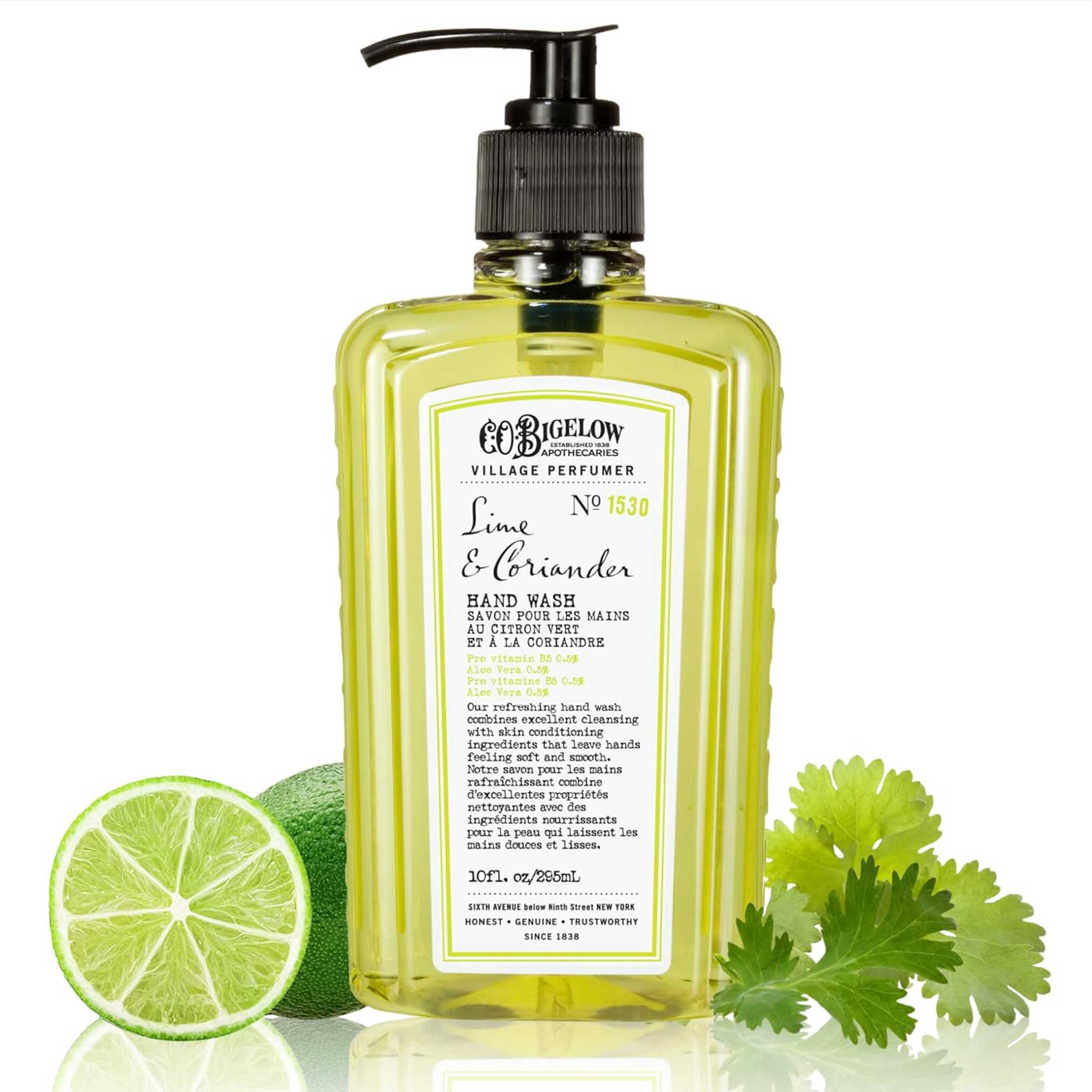 C.O. Bigelow Lime & Coriander Hand Wash – Hydrating & Refreshing Cleanser